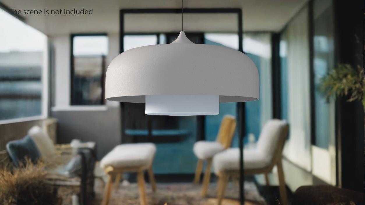 3D model Ceiling Hanging Pendant Lamp 2