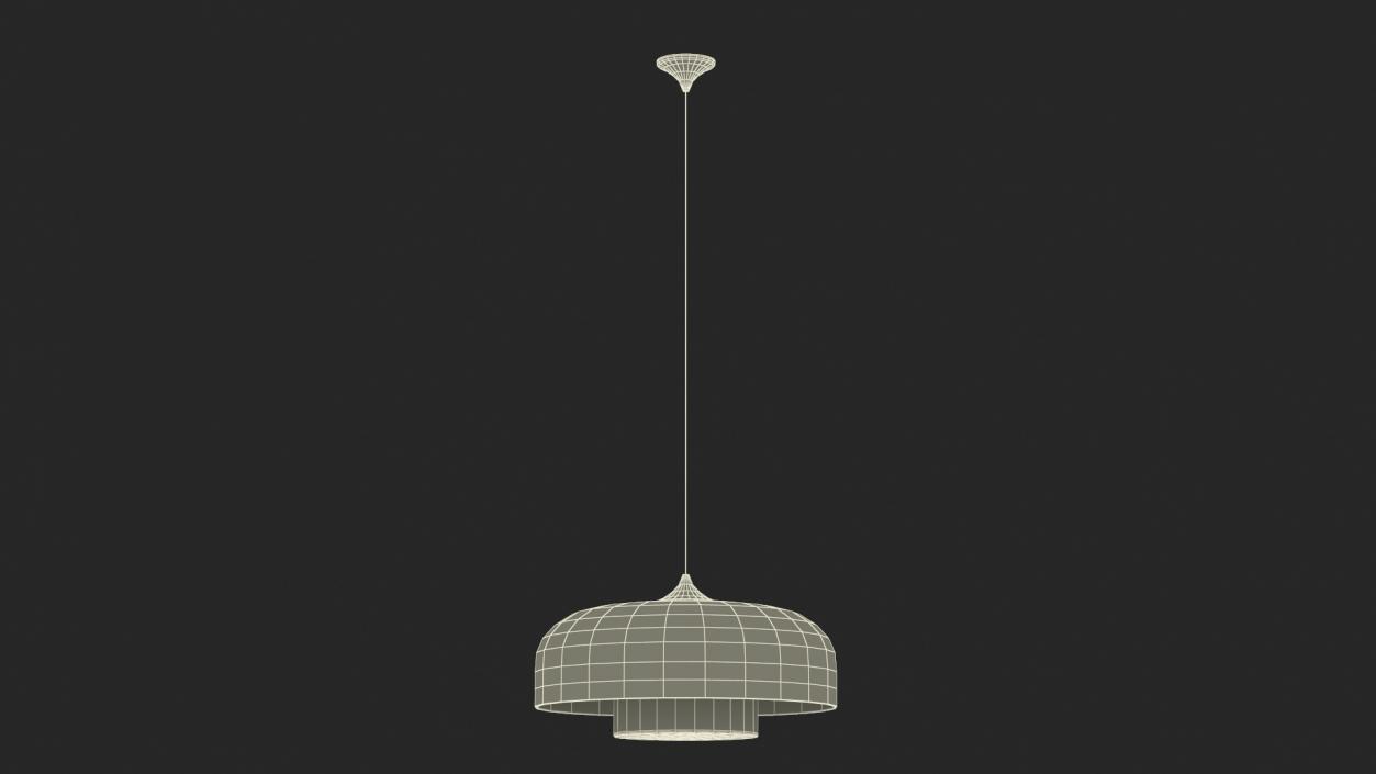 3D model Ceiling Hanging Pendant Lamp 2