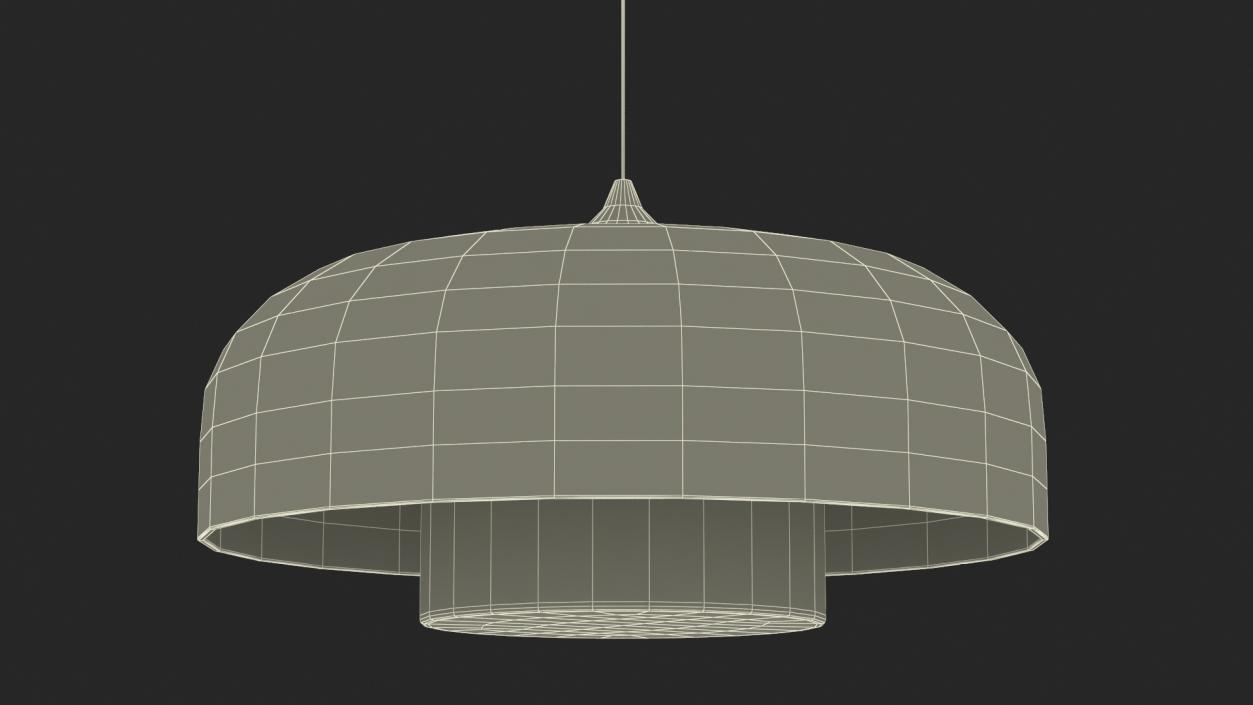 3D model Ceiling Hanging Pendant Lamp 2