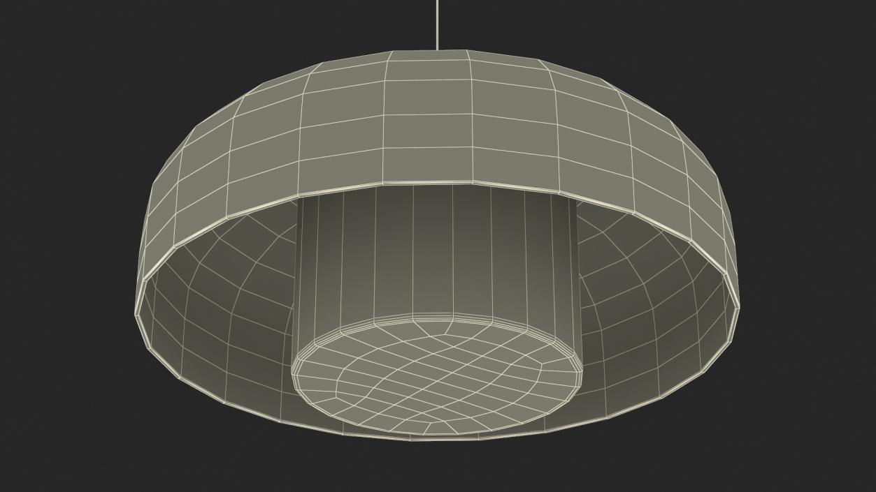 3D model Ceiling Hanging Pendant Lamp 2