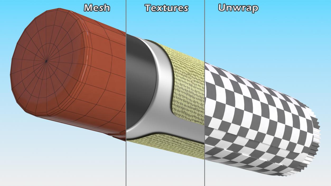 3D Lip Balm Hemp model