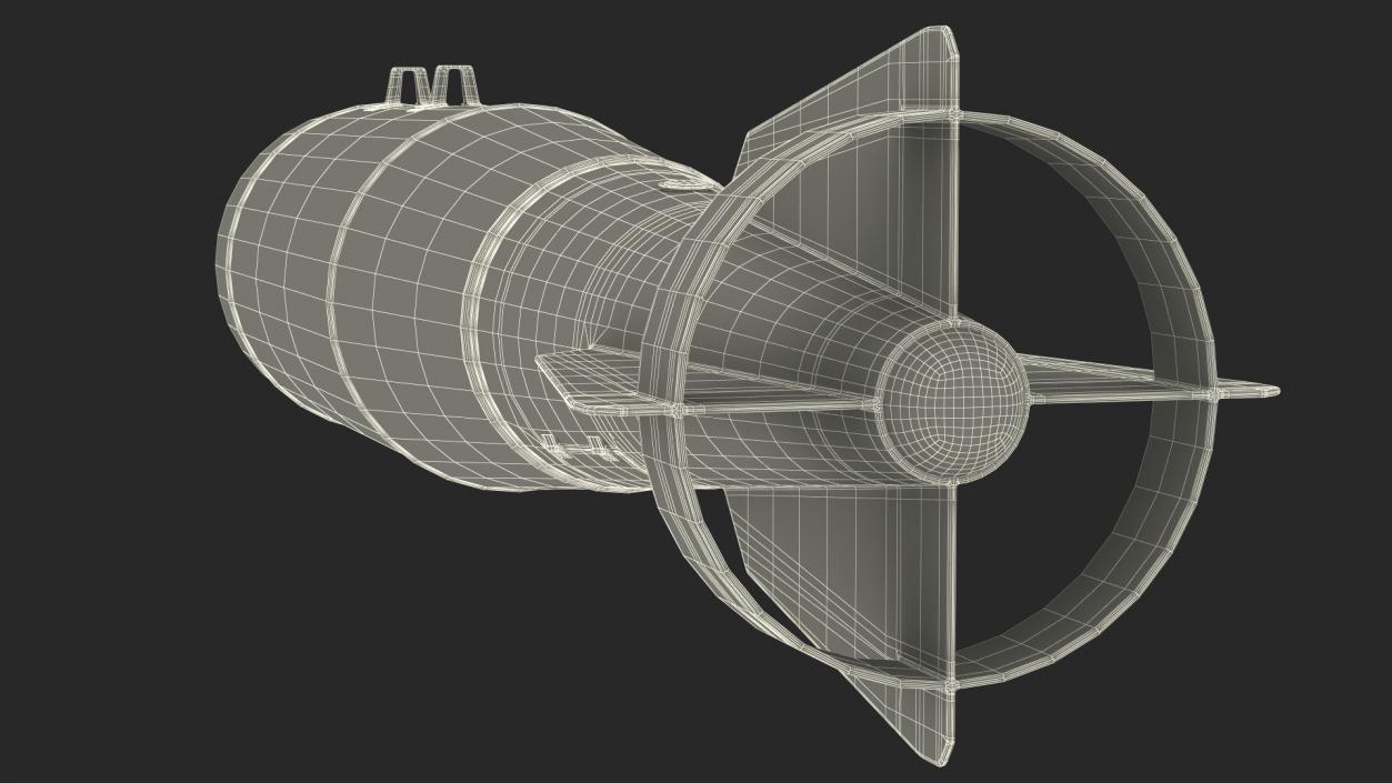 3D Russian FAB 500 M62 Air Bomb model