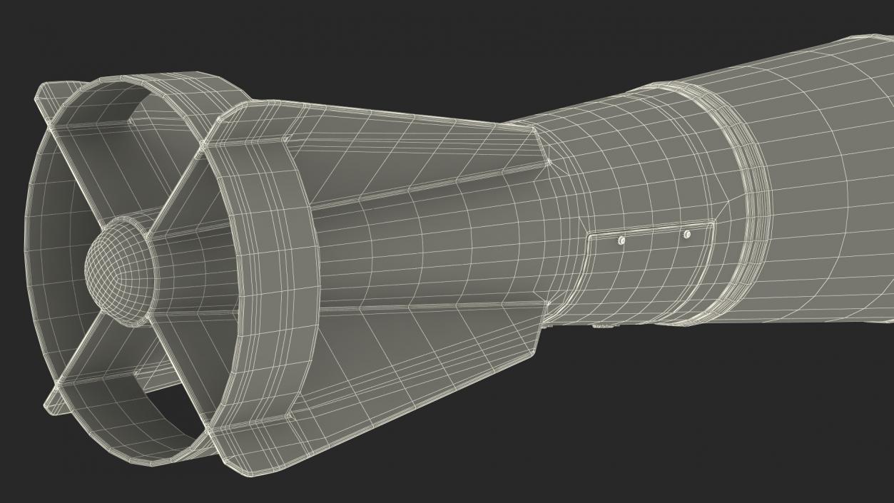 3D Russian FAB 500 M62 Air Bomb model