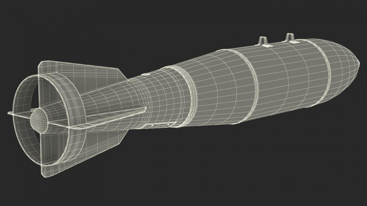 3D Russian FAB 500 M62 Air Bomb model