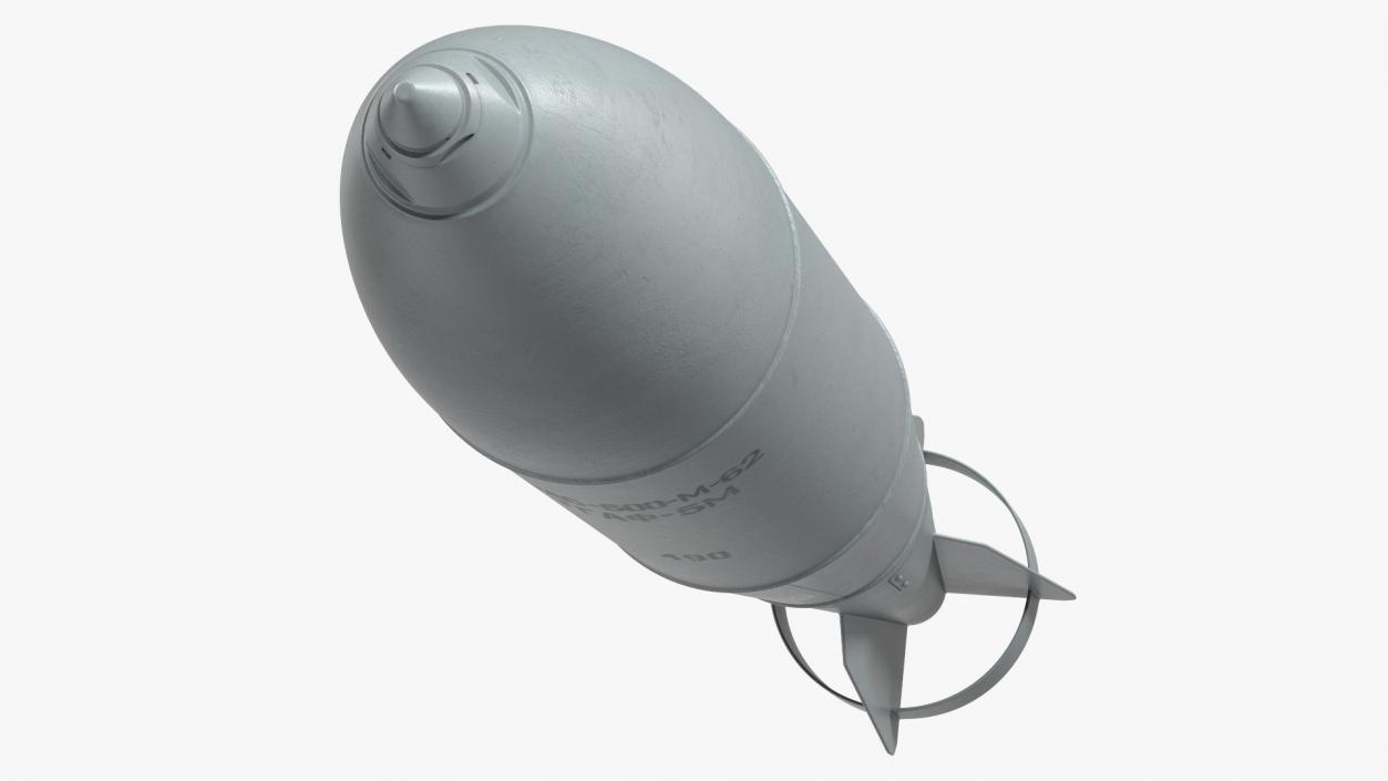 3D Russian FAB 500 M62 Air Bomb model