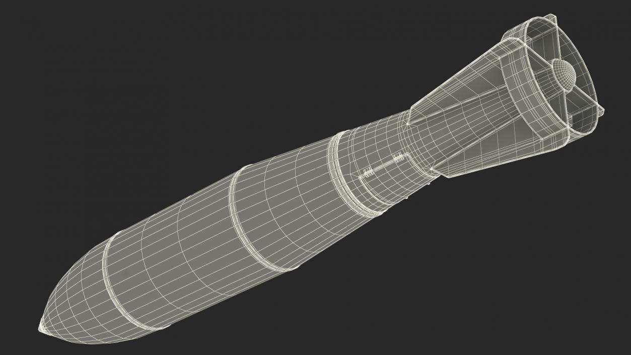 3D Russian FAB 500 M62 Air Bomb model