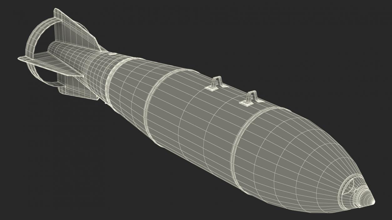 3D Russian FAB 500 M62 Air Bomb model