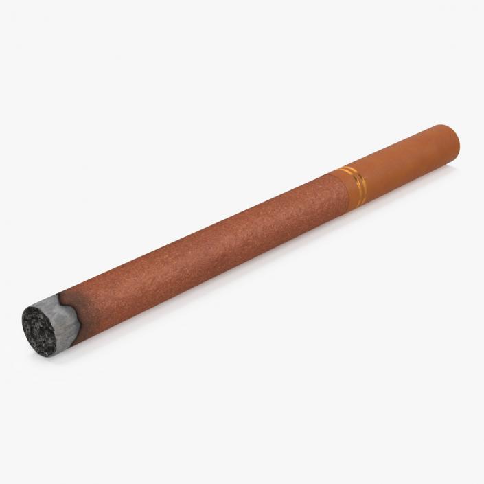 3D model Cigar Thin Lighted 2