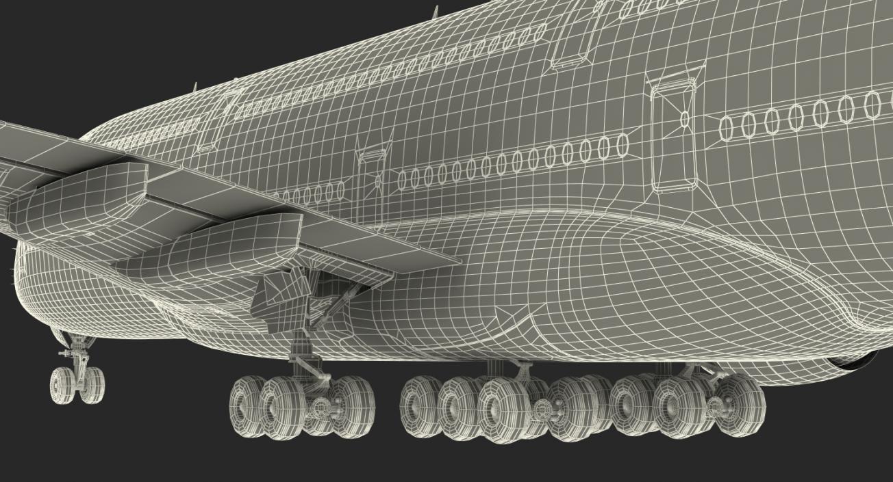 Airbus A380-1000 Generic 3D model