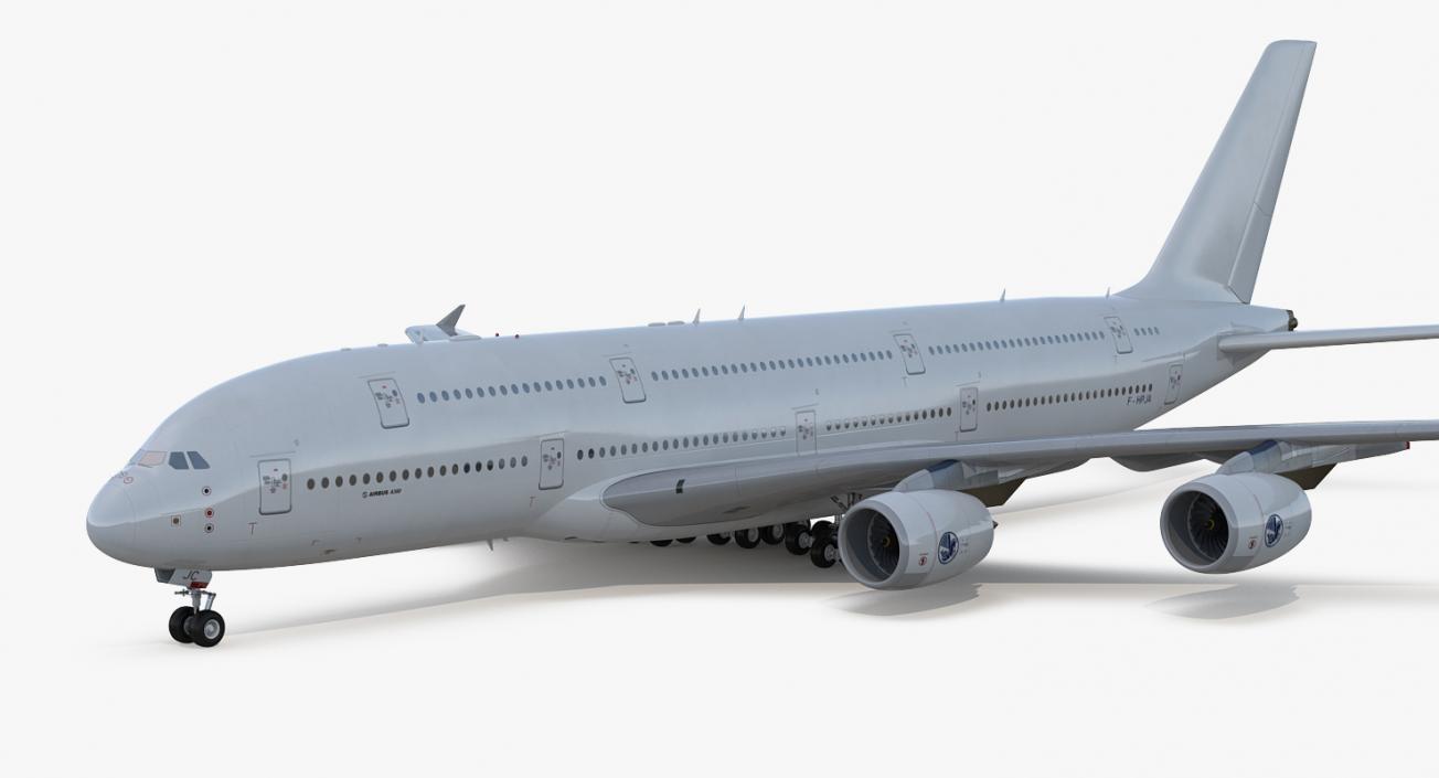 Airbus A380-1000 Generic 3D model