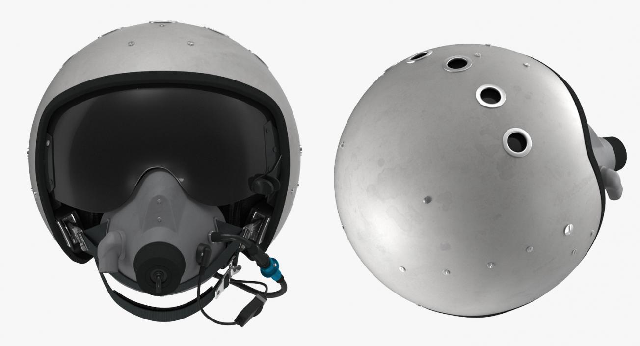 Russian Jet Fighter Pilot Helmet 3D