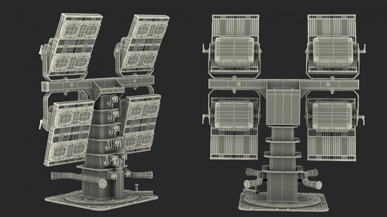 Portable Lighting Mast 3D