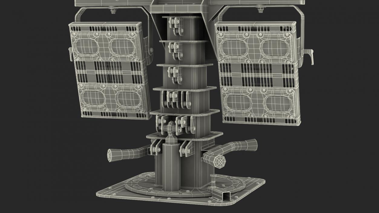 Portable Lighting Mast 3D