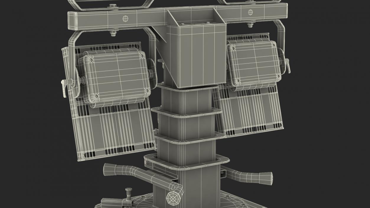 Portable Lighting Mast 3D