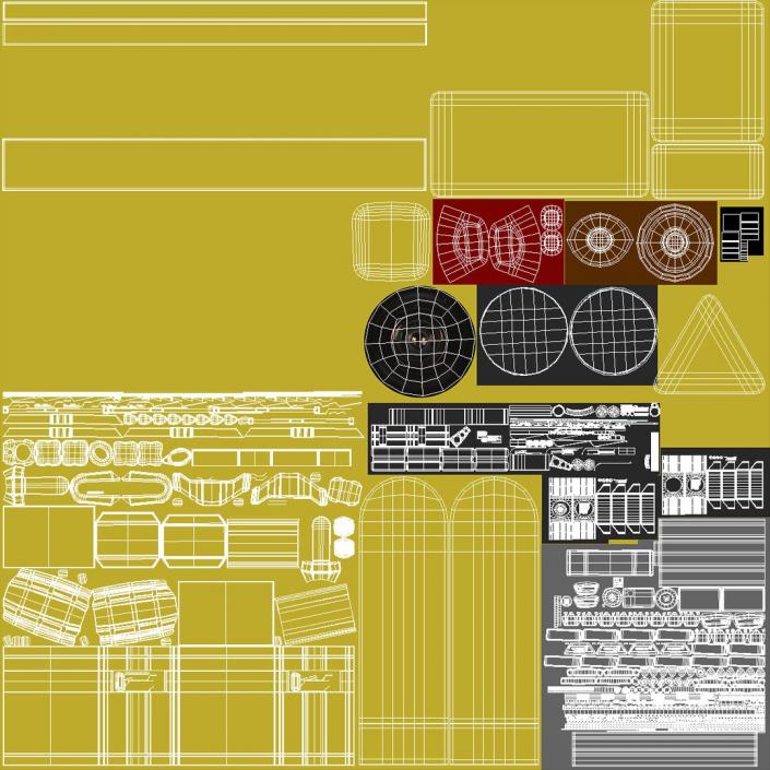 3D Airport Detection System Scanners Collection 2