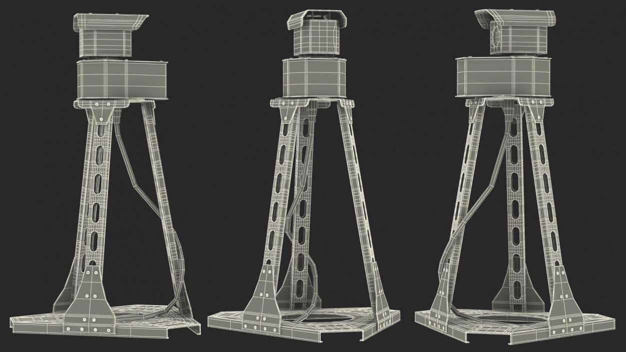 3D Airport Detection System Scanners Collection 2