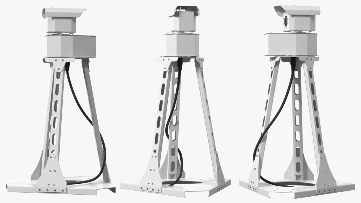 3D Airport Detection System Scanners Collection 2