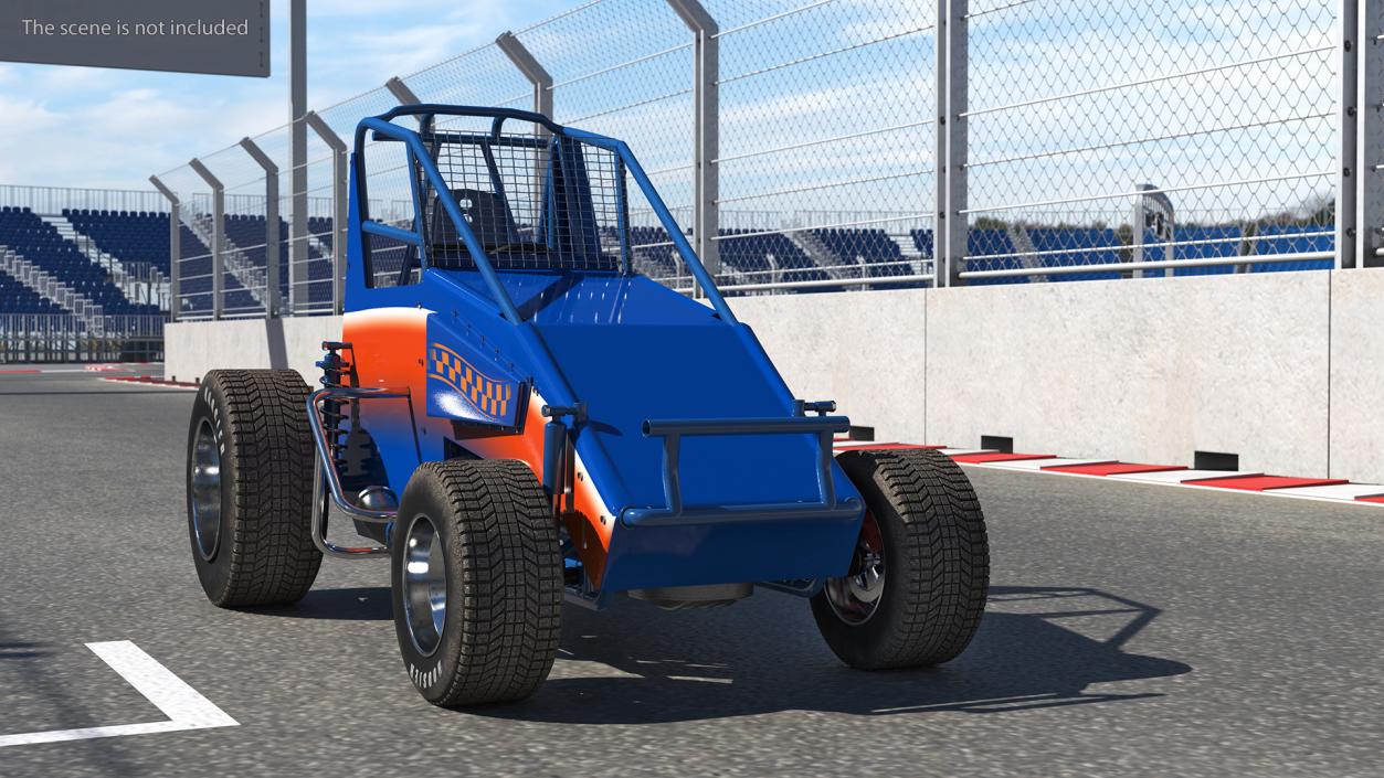 3D model Sprint Car