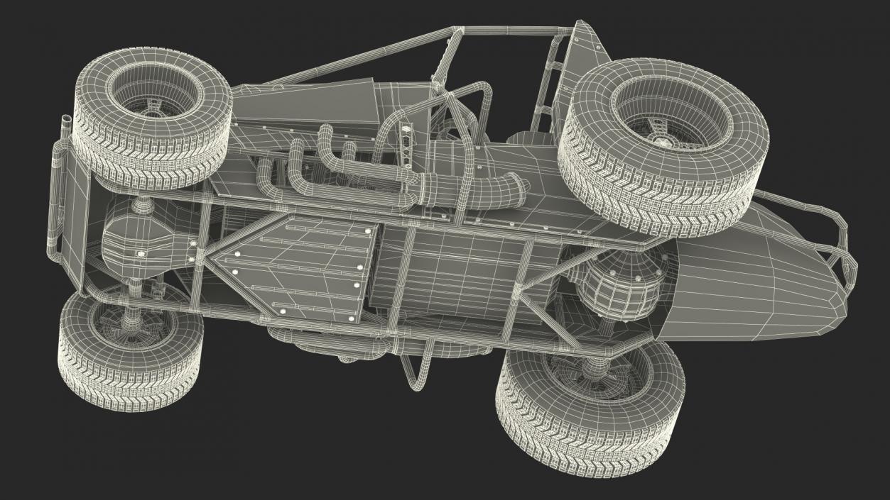 3D model Sprint Car