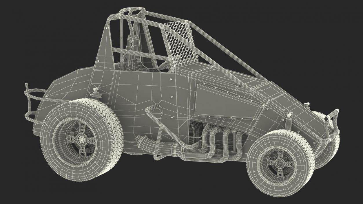 3D model Sprint Car