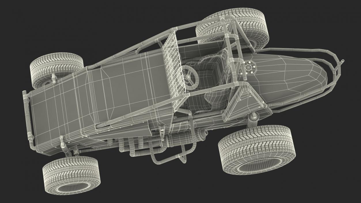 3D model Sprint Car