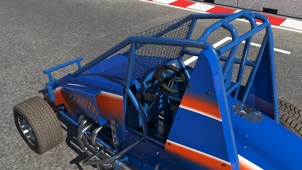 3D model Sprint Car