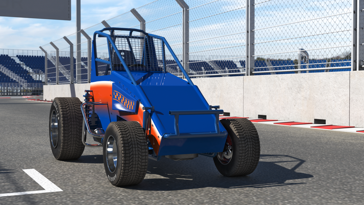 3D model Sprint Car