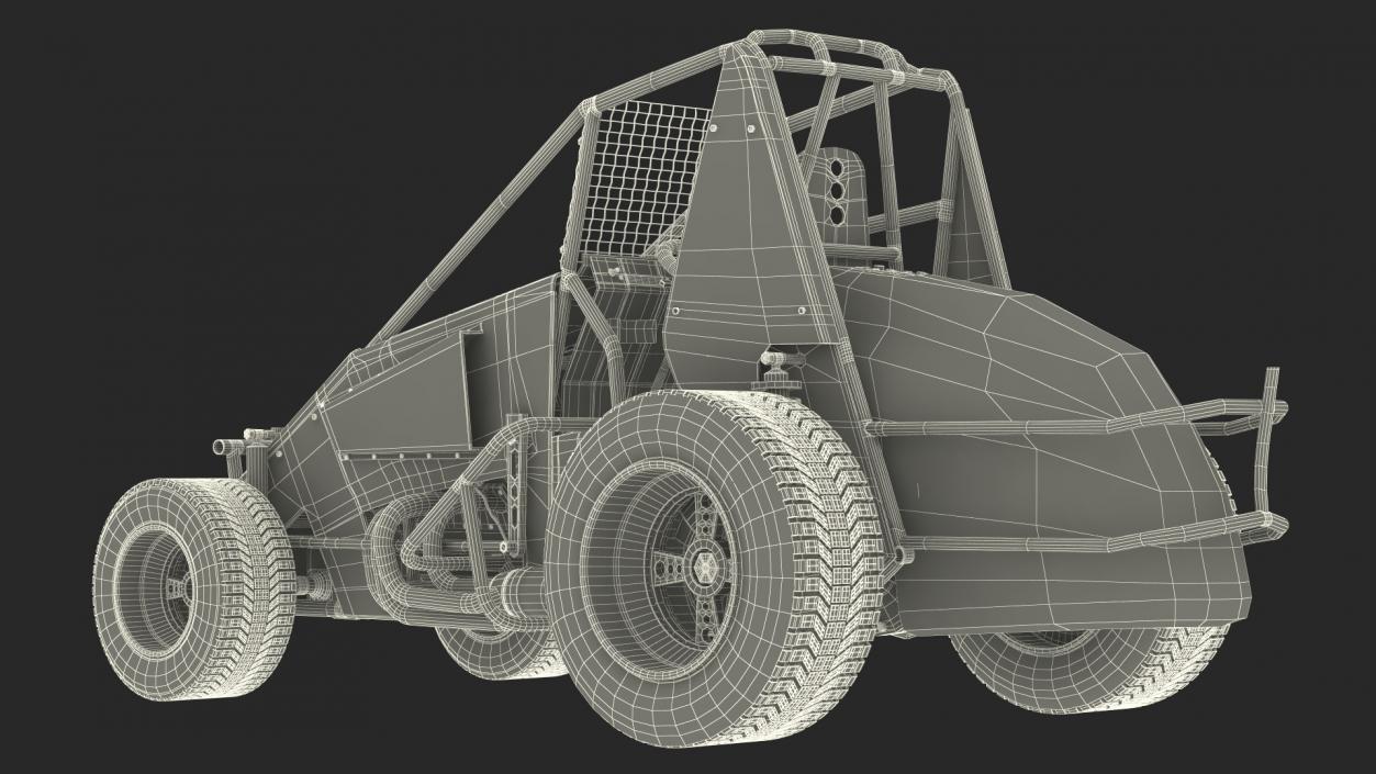 3D model Sprint Car