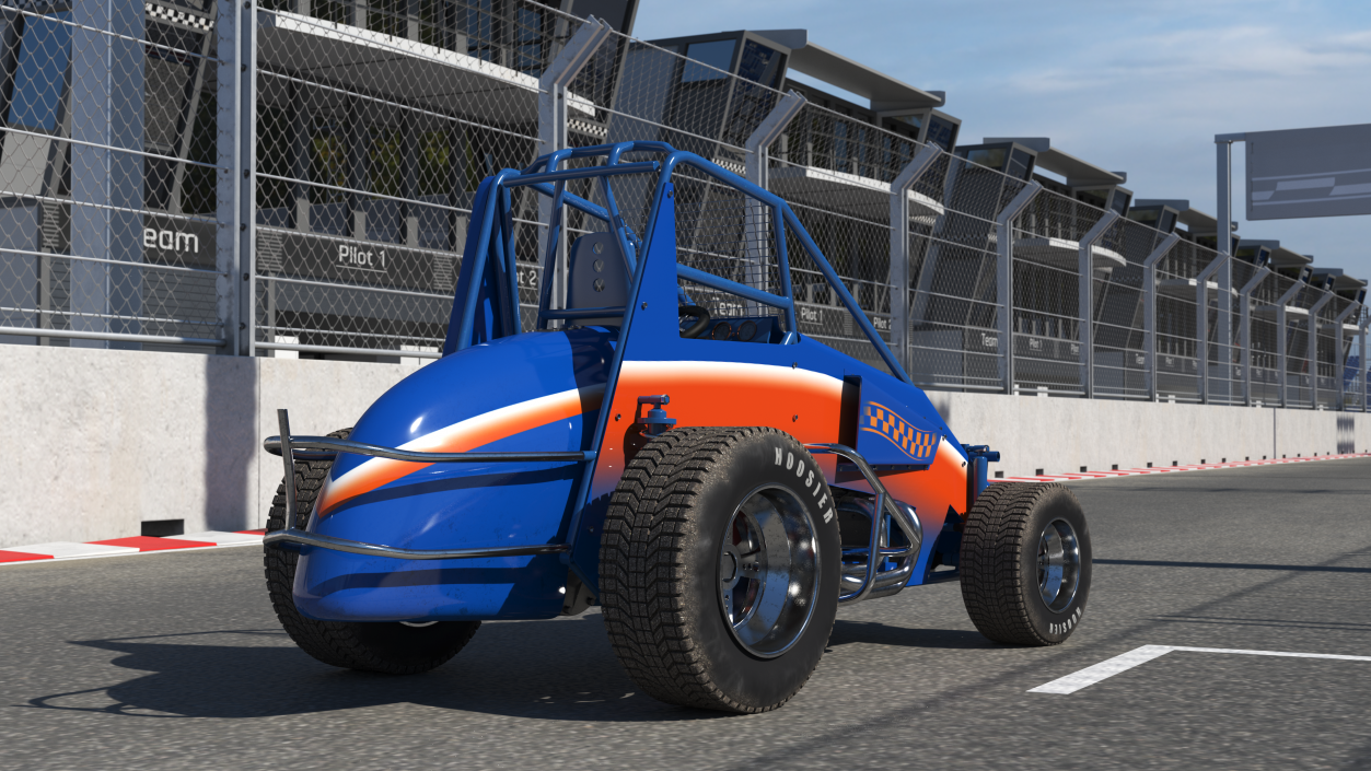 3D model Sprint Car