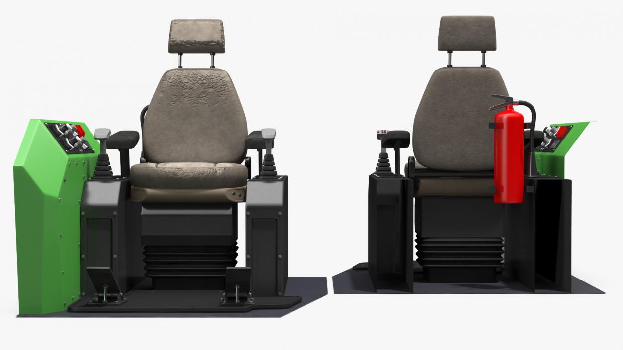 Feller Buncher Seat 3D model