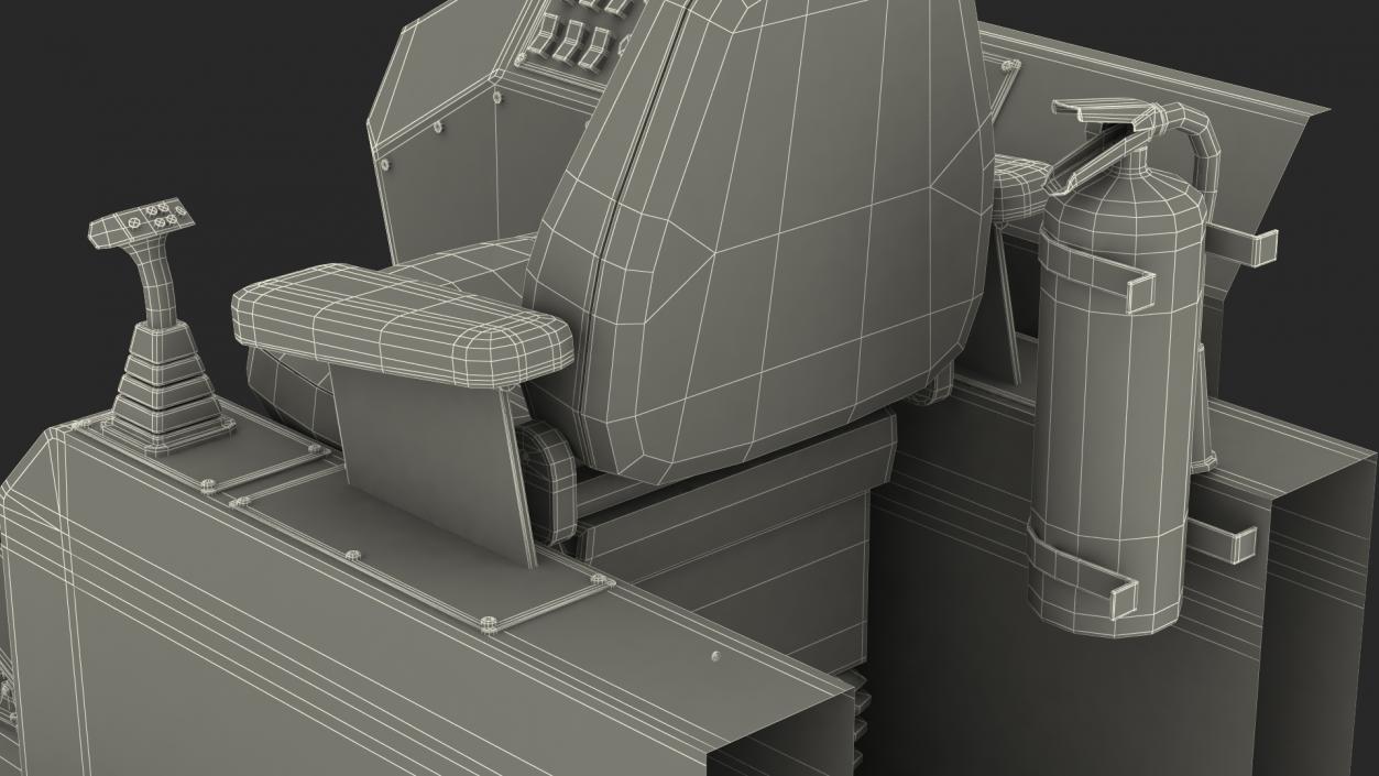 Feller Buncher Seat 3D model