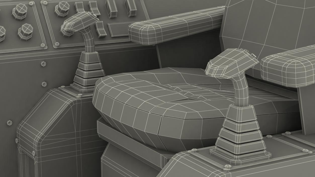 Feller Buncher Seat 3D model