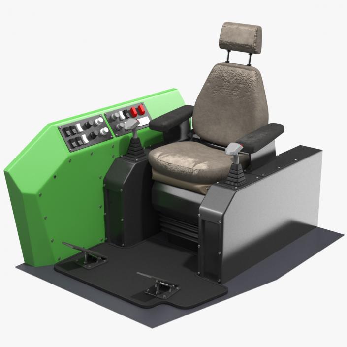 Feller Buncher Seat 3D model