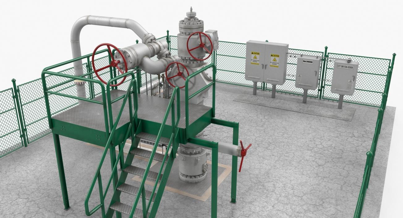 Oil Production Equipment Collection 4 3D