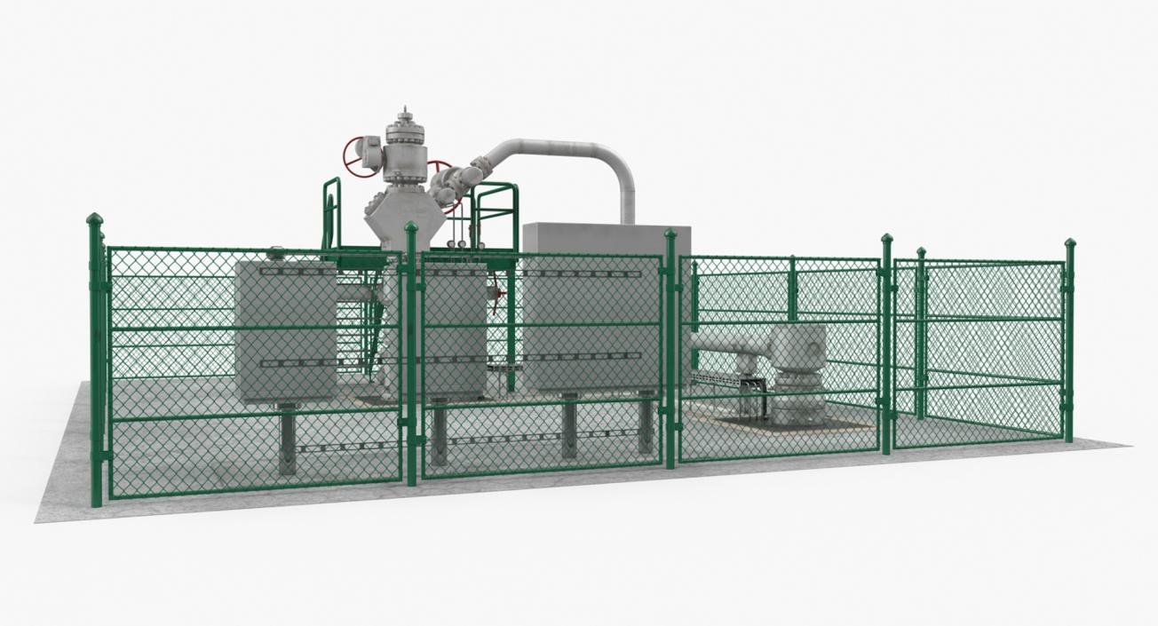 Oil Production Equipment Collection 4 3D