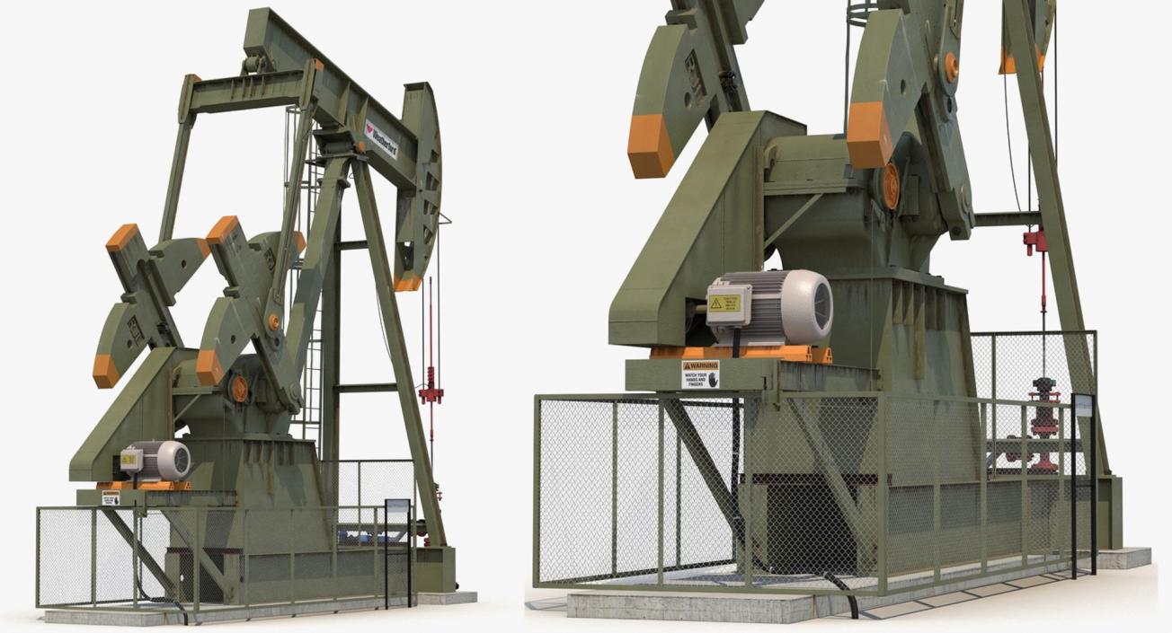 Oil Production Equipment Collection 4 3D