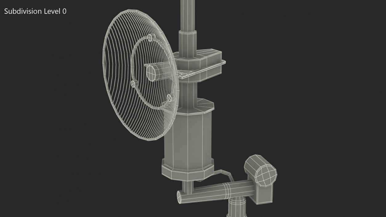 3D Military Antenna Desert model