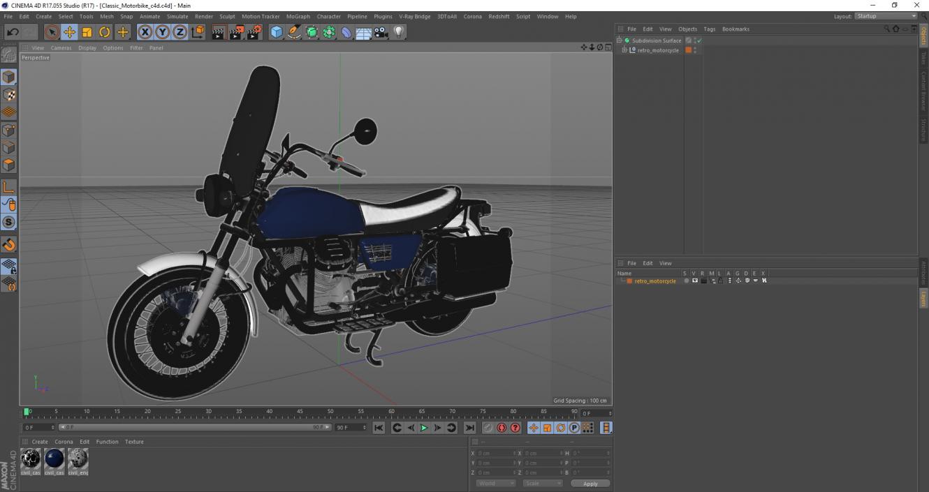 Classic Motorbike 3D