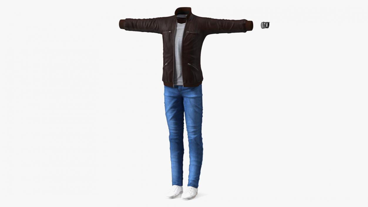 3D Teenage Boy Clothing Collection 2 model