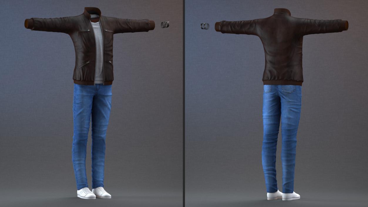 3D Teenage Boy Clothing Collection 2 model