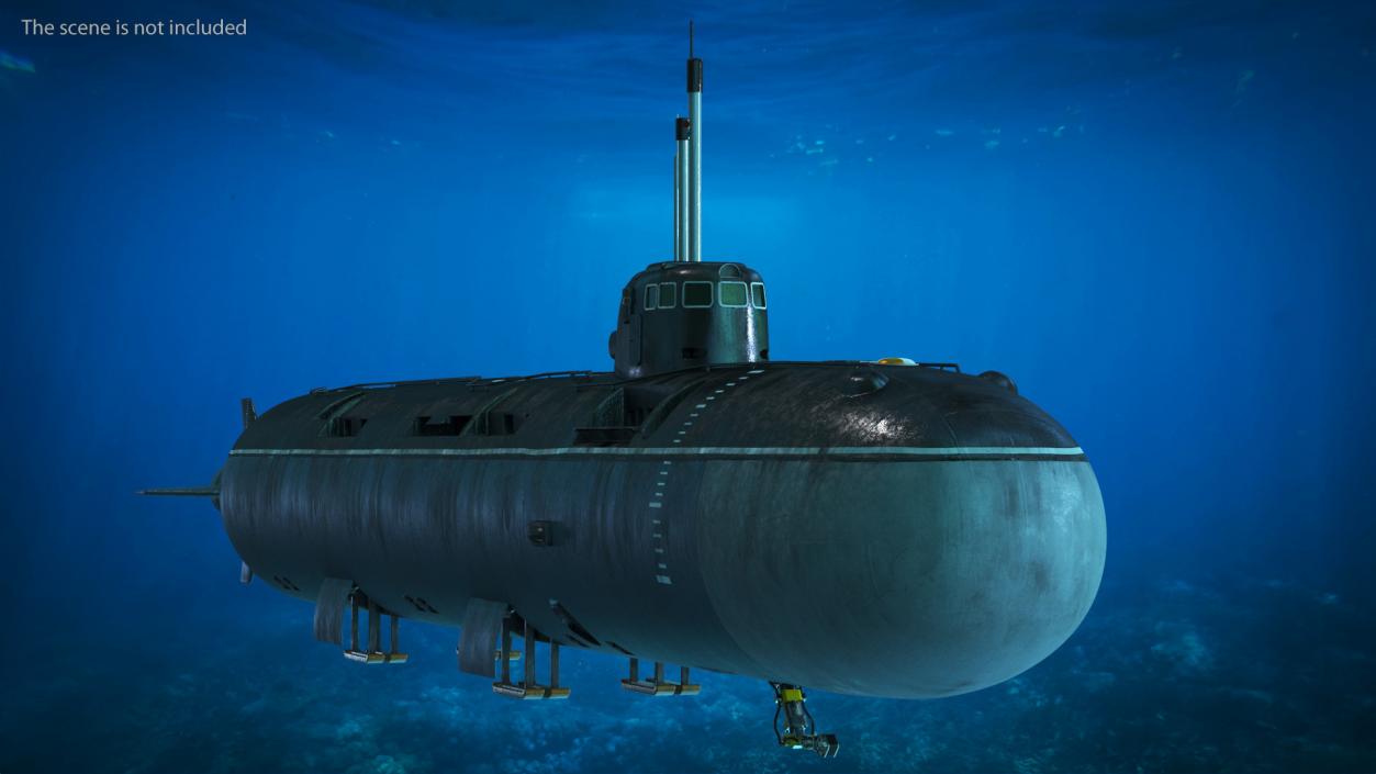 3D model Deep-Sea Nuclear Submarine Losharik