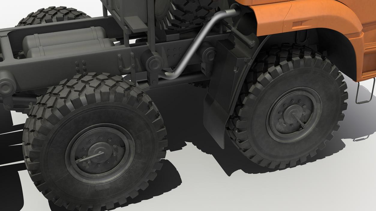 8x8 Truck Generic Rigged 3D model