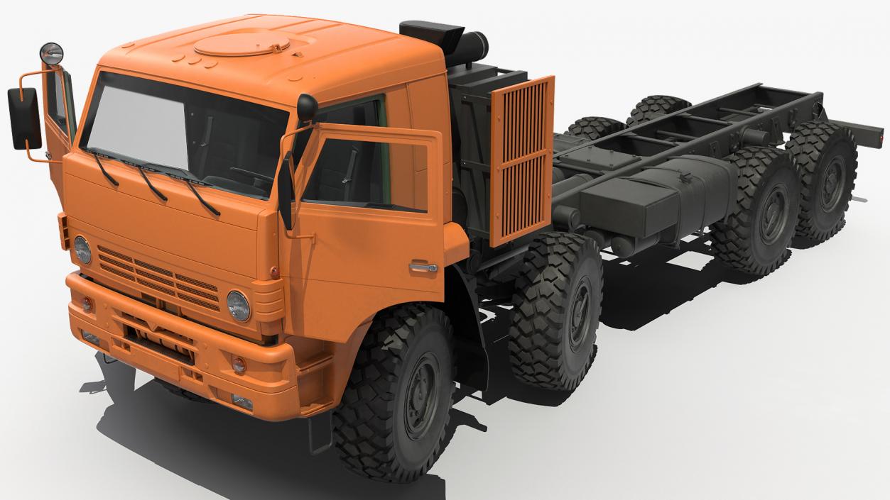 8x8 Truck Generic Rigged 3D model