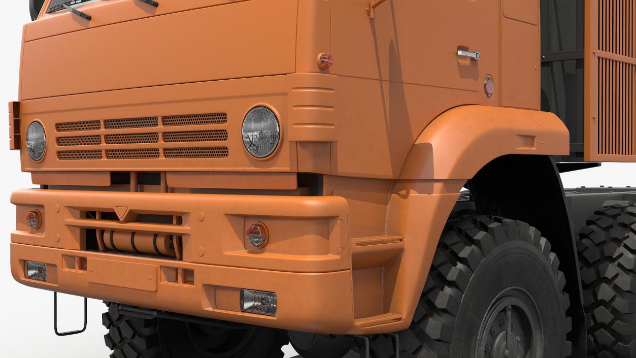 8x8 Truck Generic Rigged 3D model