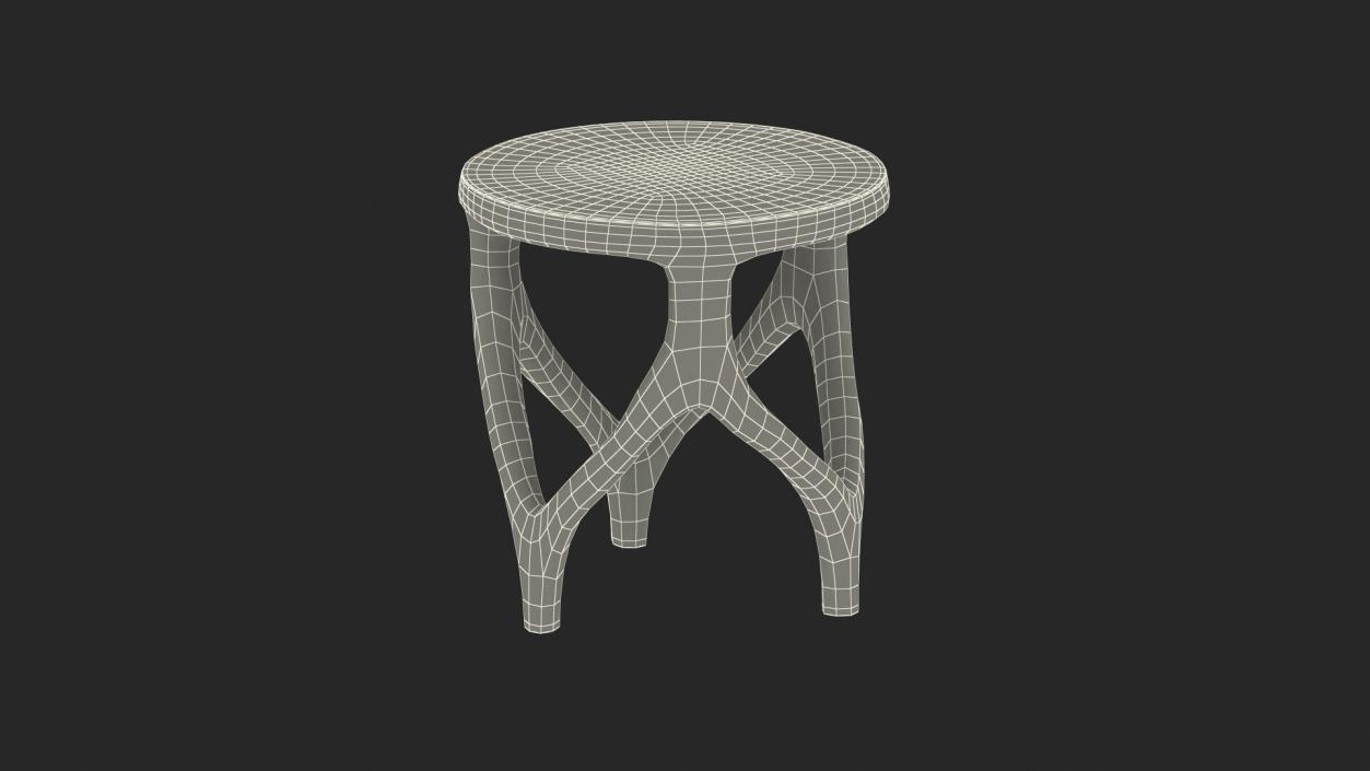 3D Modern Red Table