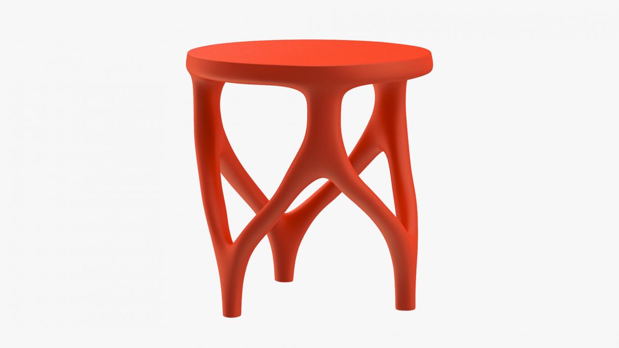 3D Modern Red Table