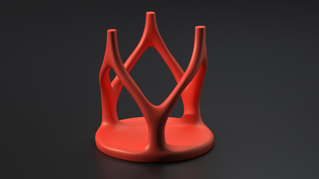 3D Modern Red Table