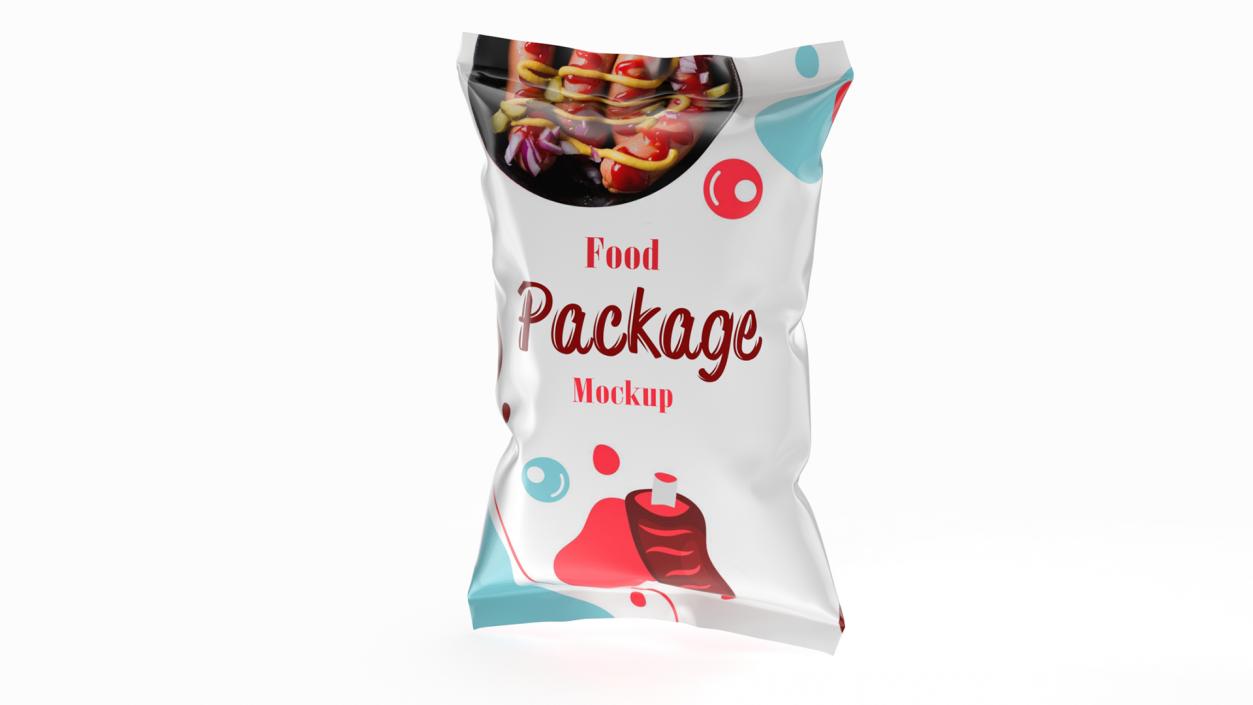 3D Mockup Food Packages Collection