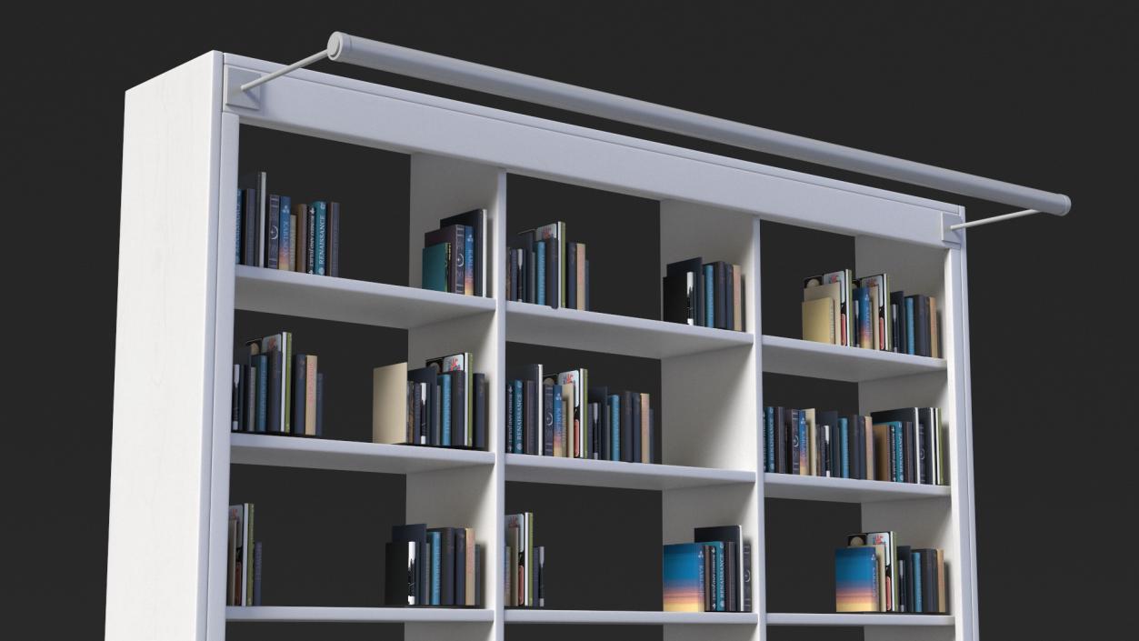 3D Library Furniture Set