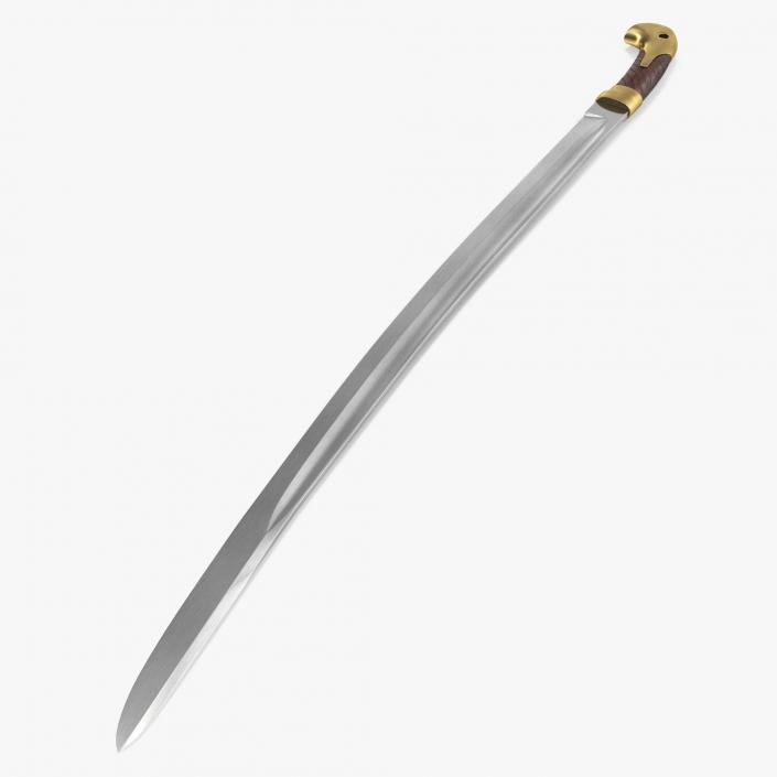 3D model Russian Cossack Shashqua Saber